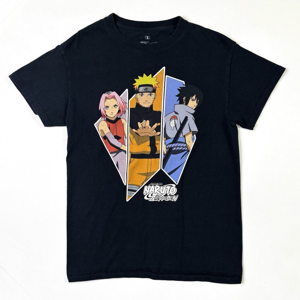 Naruto Shippuden T-Shirt Men's Small Ripple Junction Shonen Jump Anime Manga